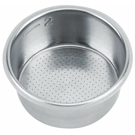 Filtre à café de 51 mm, panier de filtre à café en acier inoxydable café filtre à main réutilisable pour (1/5)
