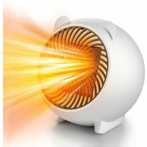 Radiateurs soufflants, radiateurs d'appoint de 500 W, radiateurs domestiques et de bureau à haut rendement énergétique, radiateurs de bureau, petits radiateurs électriques (1/5)