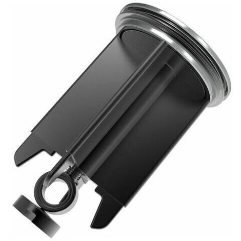 Tirette de style européen A section corps principal noir raccords de vidange rabattables bouchon de couvercle de noyau de vidange (1/5)