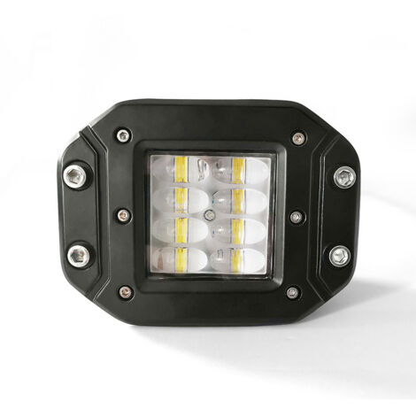 Lampe de travail à LED automobile grande couverture 8LED avec lentille lumière stroboscopique lumière d'inspection lumière d'ingénierie (1/5)