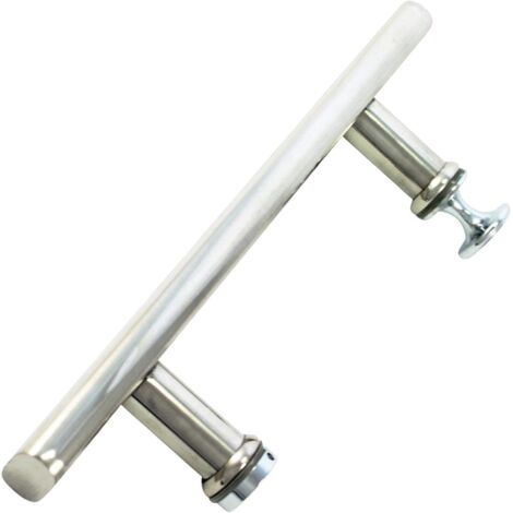 Poignée de porte de douche en acier inoxydable, 140 mm, espacement des trous 14 cm