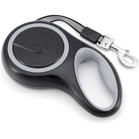 Laisse rétractable pour Chien 8M,Laisse Enrouleur pour Gros Chien,Laisse Chien Enrouleur,Laisse de Dressage Automatique pour Chien jusqu'à 110 lb/50 kg, Gris (1/5)