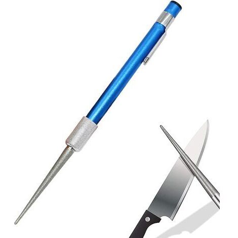 Mini affûtage pratique stylo stylo affûtage de la barre, aiguisage pierre bleu (1/5)