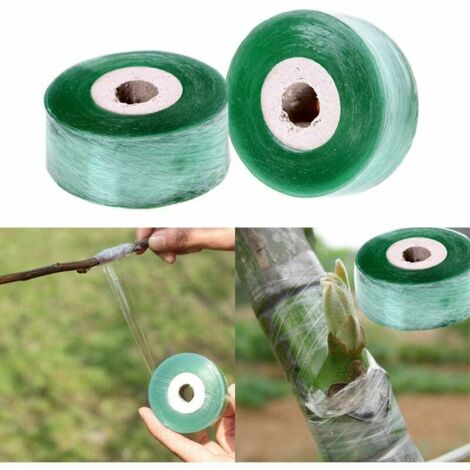 SR Boîte à outils du jardinier Ruban adhésif biodégradable 5cm x 100m pour la taille des arbres fruitiers, la taille des branches greffées, ruban de ligature horticole (un rouleau) (1/5)