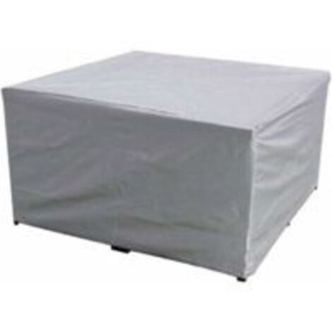 Ede Housse de protection pour meubles de jardin150x150x75 CM - Tissu en polyester imperméable - Pour table et chaises de jardin - Anti-UV - Pour table de jardin rectangulaire et chaises (1/5)