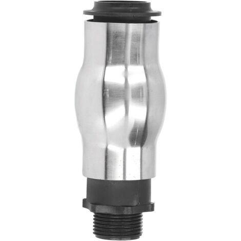 Ede Buse de fontaine à mousse en acier inoxydable 304, Tête d'arrosage à filetage externe G1, Accessoires pour fontaines à jet d'eau, Convient à tous les types de fontaines de piscine