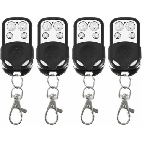 Ede Lot de 4 télécommandes universelles pour porte de garage électrique 433 MHz (1/5)