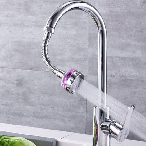 Ede Accessoire de pulvérisateur de robinet d'évier 360 Booster de tête de robinet rotatif pour la cuisine (1/5)