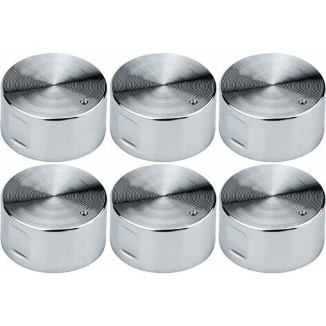 6 pièces 6mm boutons de cuisinière à gaz universel cuisinière four plaque de cuisson interrupteur de commande boutons de commande interrupteur de four boutons de commande de Surface de cuisson (1/5)