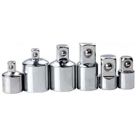 Jeu de clés à douilles 6 pces - Adaptateur Set 1/4 3/8 1/2 à 3/4 pouces - Outils L&H (1/5)