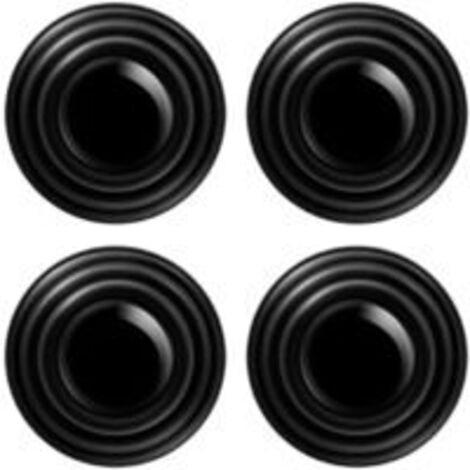 Ede Sollbry 8 pièces joints de porte de voiture, silencieux et amortisseurs (noir, 27×10 mm) (1/2)