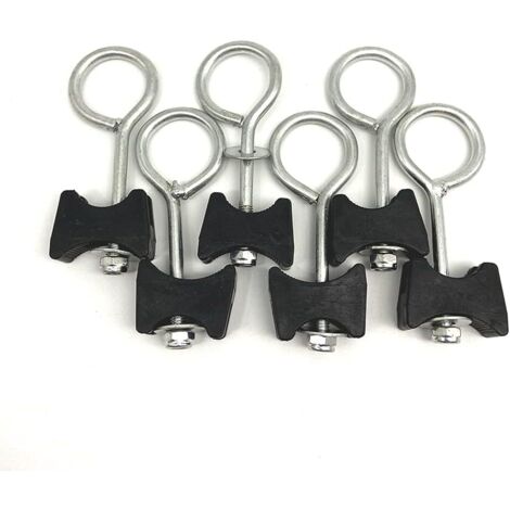 Ede Accessoires pour trampolines, Vis pour trampolines, Vis pour fixer le trampoline, 6 packs, convient aux grands et petits trampolines.