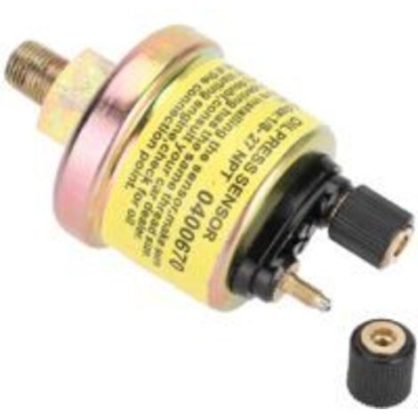 Ede Capteur de pression d'huile 1/8" NPT Capteur de pression d'huile moteur universel 1/8 NPT (1/2)