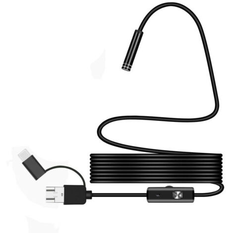 Ede Endoscope 1080p HD Wifi Endoscope Caméra d'inspection sans fil 1,5 m (1/5)