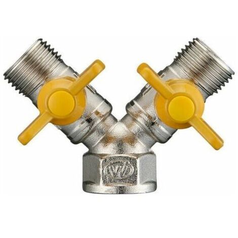 Ikodm – Raccord laiton mâle 20mm – Double sortie gaz naturel et liquéfié – Résistant à l'usure – Applications professionnelles