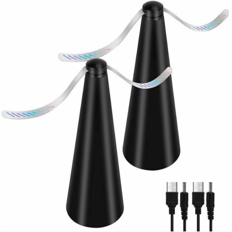 Lot de 2 Ventilateurs Anti-Mouche YOYO - Répulsifs Anti-moustiques sans Utiliser de Produits Chimiques - Pour éloigner les mouches et les insectes de la nourriture - Pour Camping Salle à Manger Jardin (1/5)