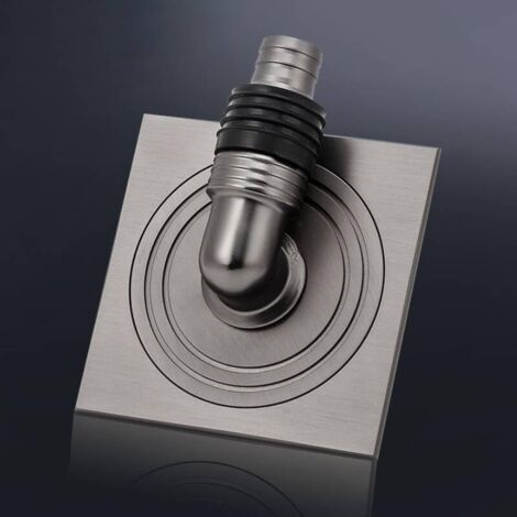 Siphon de sol tout en cuivre de 4 pouces, couvercle de siphon de sol de machine à laver, couvercle de siphon de sol de siphon de douche, filtre de drainage, protecteur de drain (1/4)
