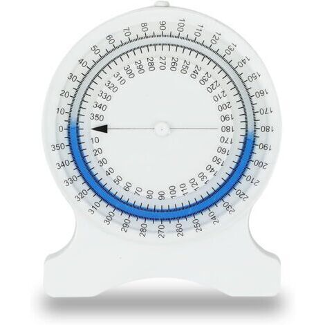 Ede Inclinomètre de physiothérapie anti-fuite, plage de mesure précise de l'amplitude des mouvements, inclinomètre de physiothérapie anti-fuite pour étudiants et professionnels