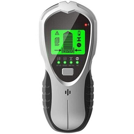 Ede Détecteur de Mur 4 en 1 Detecteur de Metaux Mural avec Écran LCD Détecteur de Montants pour Détection de Cable Électrique Scanner Mural pour Bois Métal Fils AC (1/5)