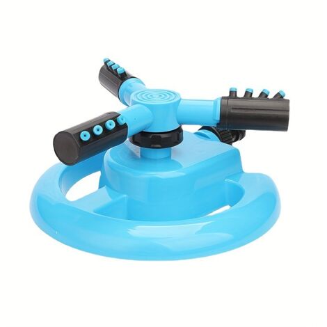 Arroseur rotatif automatique bleu 360°Tête d'arrosage intelligente pour verdissementéquipement de pulvérisation pour pelouses de jardin Système d'arrosage WonderOutils d'irrigation à grande échelle (1/3)