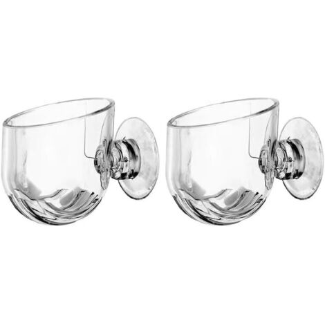 Supports et jardinières pour plantes d'aquarium - Mini supports suspendus avec crochets, adaptés aux plantes aquaponiques et à la décoration paysagère d'aquarium, lot de 2, transparents. (1/5)