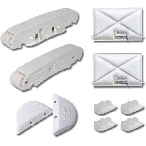Le kit de nettoyage de piscine Hayward AXV417WHP est compatible avec le Navigator Pool Vac Ultra (qui comprend le kit de balancement avant et arrière AXV604WHP et deux ailettes) et l'AXV414P. (1/4)