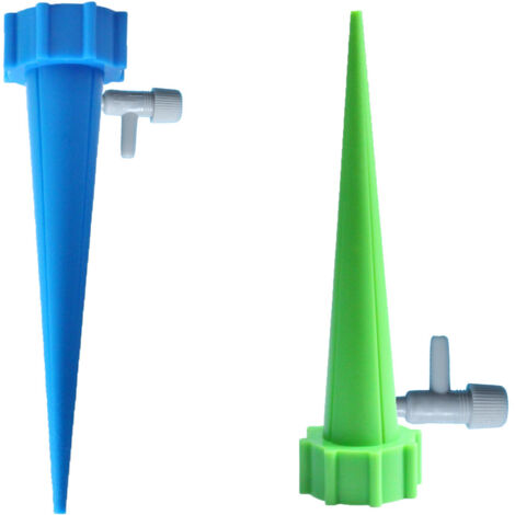 Kit d'irrigation goutte à goutte 12 pièces, système d'irrigation automatique des plantes par aspersion avec fonction d'arrosage à libération lente, pour jardin maison intérieur extérieur/parc fleurs ( (1/4)