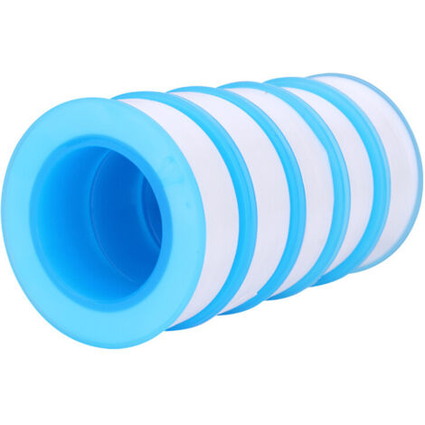 Ruban d'étanchéité pour filetage en PTFE, 5 rouleaux, ruban d'étanchéité pour tuyaux, ruban d'étanchéité spécial plomberie, haute résistance, résistant à la corrosion, blanc, type universel, résout le
