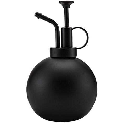 Arrosoir de 500 ml en acier inoxydable  Arrosoir double mode en acier inoxydable 304 doré  Arrosoir noir pour la maison, indispensable pour l'arrosage du jardin (1/4)