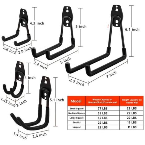 Support De Bureau à Pince Double Crochet - Pour Sac, Casque, Écouteurs - Aluminium - Épaisseur Max 6,8 Cm