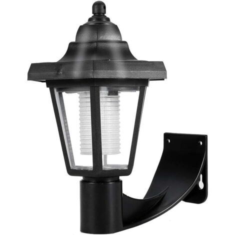 Applique murale solaire LED pour extérieur, décoration jardin, balcon, allée – Détection automatique obscurité, lumière chaude, design moderne, étanche, autonomie jusqu'à 10 heures (1/4)