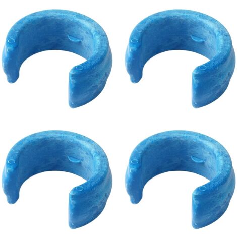 Lot de 4 Contrepoids en C pour Tuyaux de Piscine - Pièces de Rechange Compatibles Zodiac Baracuda et Nettoyeurs de Piscine Similaires