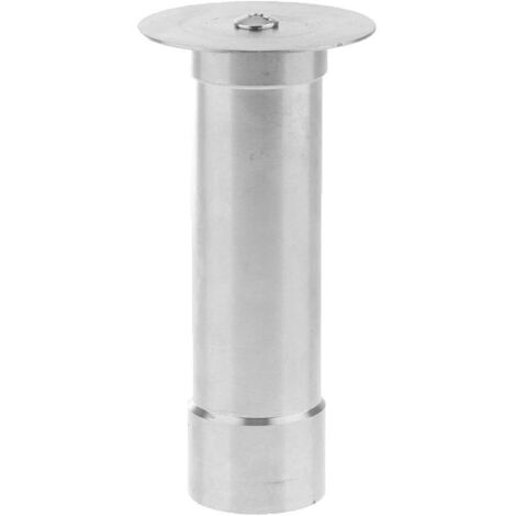 Tête de Fontaine de Bassin de Jardin Carrée en Laiton, avec Buse Champignon en Acier Inoxydable (DN25) - Élément Décoratif pour Jardins Aquatiques (1/4)