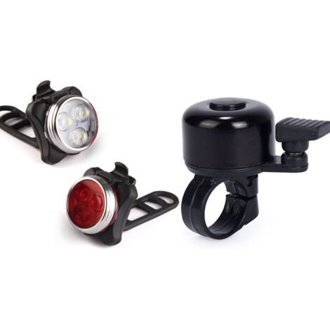 Feu Arrière Vélo Rechargeable USB - 5 Modes LED Clignotants - Sécurité Nocturne - Avec Sangle