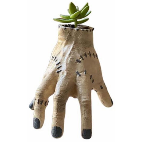 Pot à Plantes Grasses en Béton, Lot de 1 Pièce, Vase de Culture pour Succulentes, Décoration d'Intérieur Moderne, Idéal pour Cactus et Plantes Vertes (1/4)