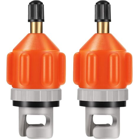 2 Adaptateurs pour Pompe à Air de Bateau Gonflable et SUP, Convertisseur de Pompe, Adaptateur de Valve, Connecteur de Tête de Pompe pour Canoë Gonflable et Paddleboard (1/4)