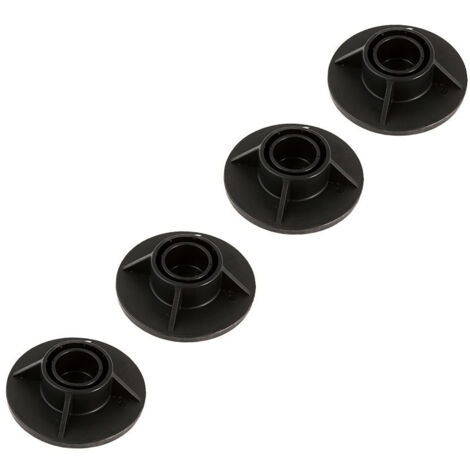 Kit de pieds de support en acier Bestway Pro Series pour piscine  Universel pour piscines rondes/en angle  P61010 Ensemble de pieds de support noirs (5 pièces)