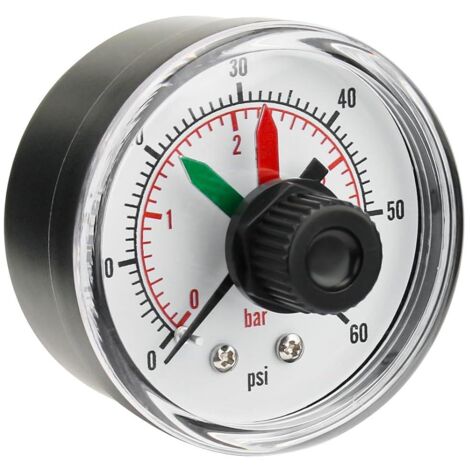 Compatible avec les manomètres de piscine à filtre Hayward Kit de manomètre ECX2712B1 d'origine Comprend un cadran de pression remplaçable et un étui de protection