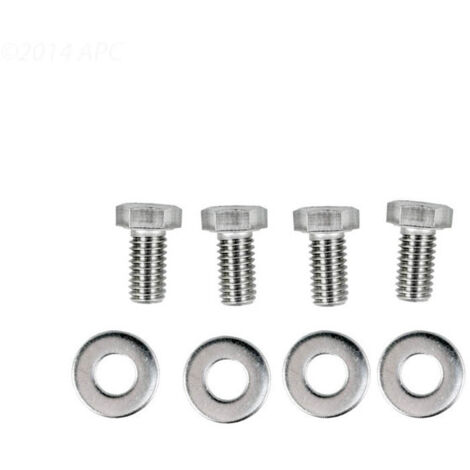 Kit de boulons et rondelles en acier inoxydable Zodiac R0536800 PB4-60 Boulons de fixation du moteur de pompe de surpression (4 jeux) (1/4)