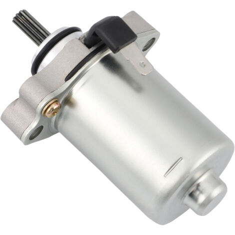Ensemble démarreur Aprilia SR50 AG50 avec pignon à 10 dents, compatible avec les démarreurs de qualité d'origine pour scooters 50cc. (1/5)