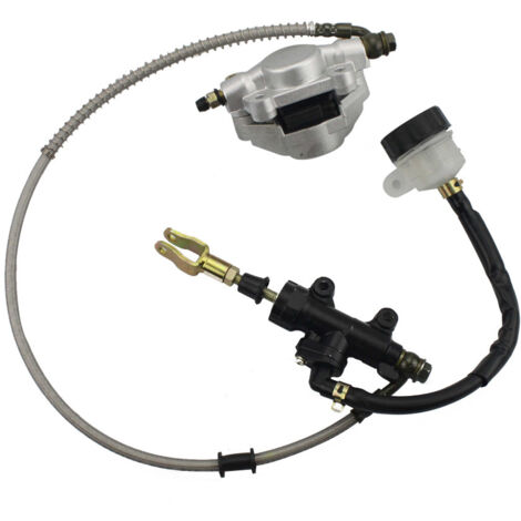 Ensemble maître-cylindre de frein à disque arrière avec réservoir d'huile, compatible avec le kit de mise à niveau du système de freinage hydraulique pour VTT/SSV (1/5)