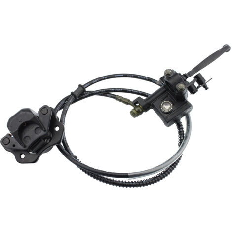 Maître-cylindre de frein hydraulique gauche compatible avec les pièces de modification du maître-cylindre et de l'étrier de frein avant des quads TaoTao Sunl de 50 à 250 cm³. (1/4)