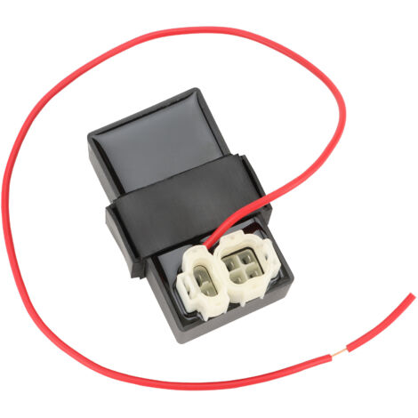 Kit d'allumage CDI CC 6 broches avec câbles externes pour motos/scooters/quads de 150 à 300 cm³. Module d'allumage haute performance adaptable. (1/5)