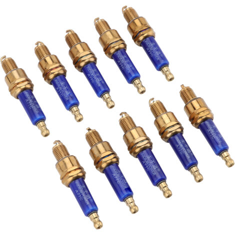 Lot de 10 bougies d'allumage A7TC à griffe unique en iridium, compatibles avec les quads/motos/cyclomoteurs de 110cc/125cc/140cc, bougies d'allumage haute performance et longue durée de vie. (1/5)