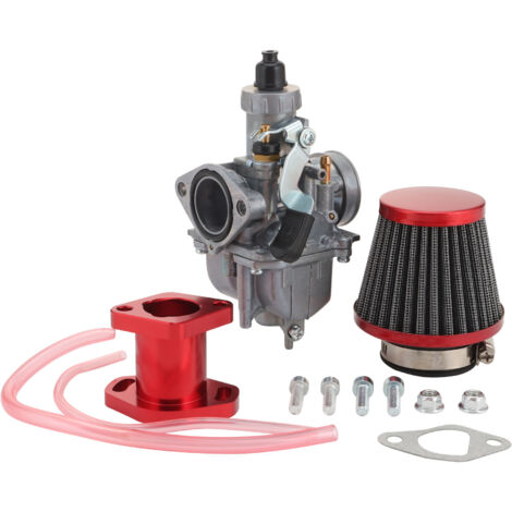Kit de filtre à air pour carburateur de moto VM22, kit de filtre à air haute performance avec support de montage. (1/5)