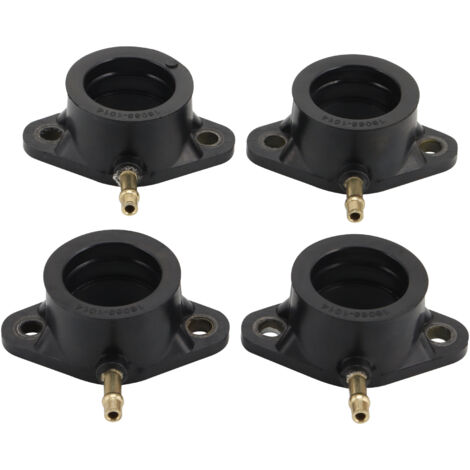 Kit de quatre raccords de carburateur pour collecteurs d'admission Kawasaki Z400J, KZ400J, Z550C et KZ550D. Référence d'origine : 16065-1014 (1/5)