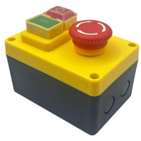 Interrupteur électromagnétique de type YH02-A avec fonction d'arrêt d'urgence Compatible avec l'interrupteur de sécurité à déclenchement de tension 250 V 16 A de la série KJD17D et le contrôleur de p (1/4)