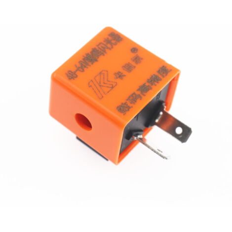 Clignotant Électronique LED Haute Puissance 48V-64V pour Moto et Scooter Électrique - Relais de Clignotants avec Buzzer Sonore - Compatible Feux LED (1/5)