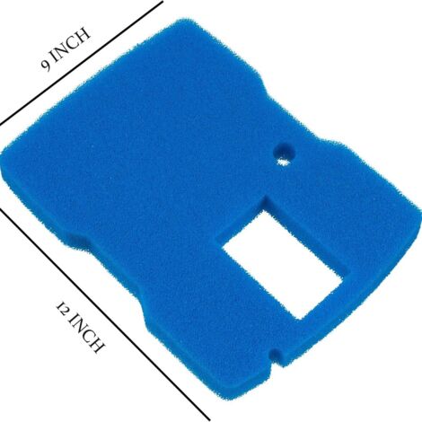 Compatible avec le filtre CUF-6000 pour fontaine et bassin, éponge de rechange pour filtre haute efficacité (lot de 10), débit de 660 GPH. (1/4)
