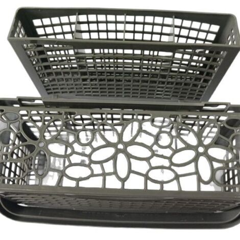 Accessoire universel pour panier de lave-vaisselle compatible avec les paniers à couverts, les paniers de rangement, les organisateurs de vaisselle et les pièces de rechange Kenmore/KitchenAid. (1/3)